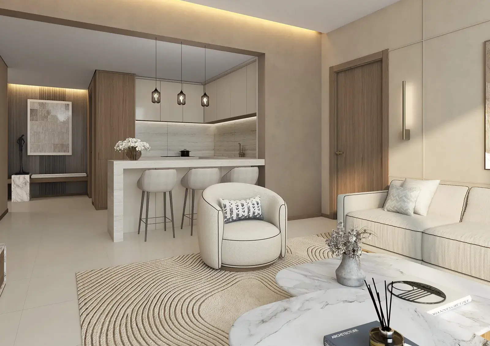 Three-bedroom private pool and duplex residences at Radiant Terrace