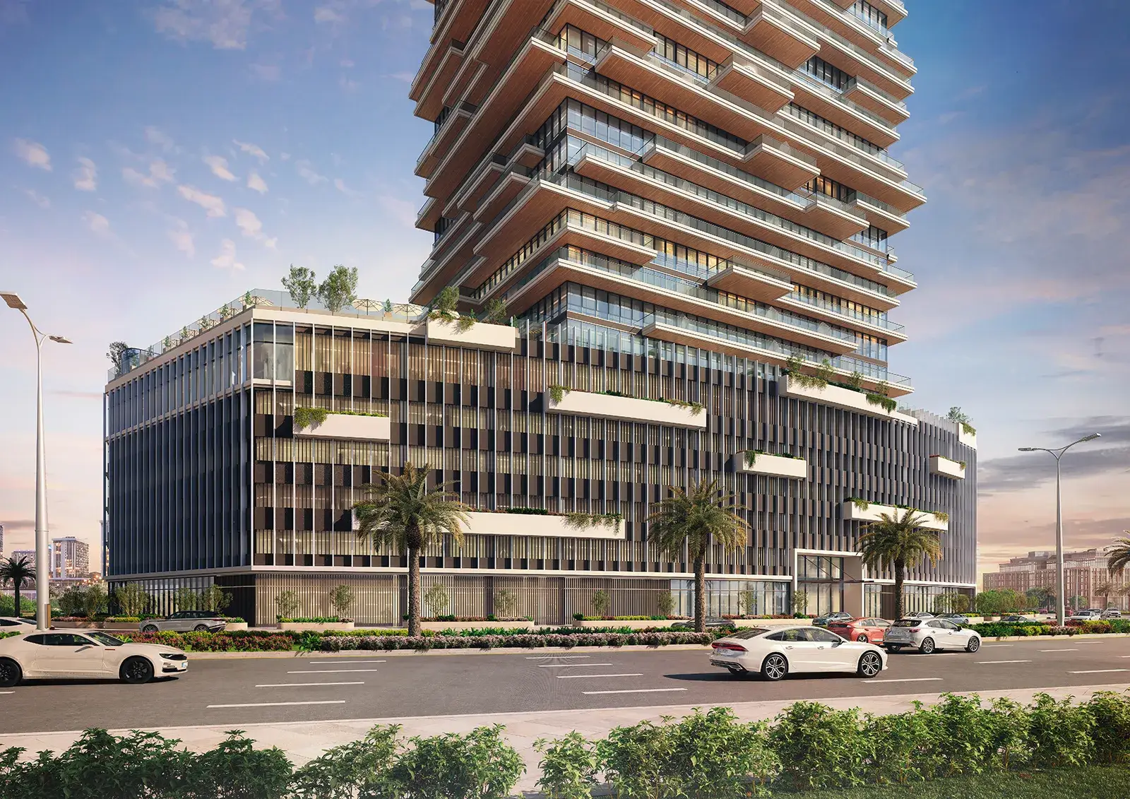 Radiant Terrace architecture and terrace-led design on Al Reem Island